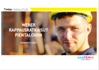 Weber pientalon rappausratkaisut