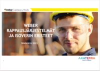 Weber rappausjärestelmät ja Isover eristeet