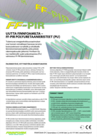Finnfoam polyuretaanieristeet